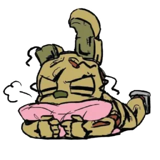 😖 emoji springtrap - by @yumicvu Telegram sticker 17 of 30