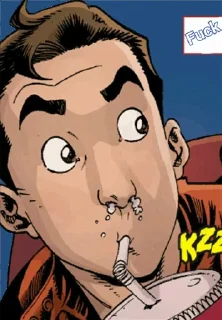 🙄 emoji Spiderman Comics @TVstickers Telegram sticker 9 of 44