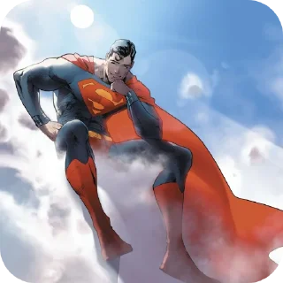 🦸 emoji Superman comics Telegram sticker 24 of 53