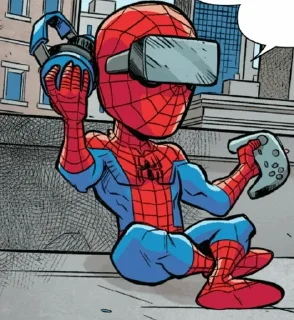 🕸 emoji Spiderman Comics @TVstickers Telegram sticker 18 of 54