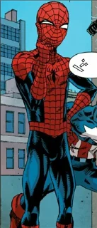 🤔 emoji Spiderman Comics @TVstickers Telegram sticker 13 of 44