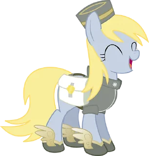 🚤 emoji Derpy Princess by @mlpstickers Telegram sticker 10 of 75