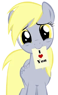 ❤️ emoji Derpy Princess by @mlpstickers Telegram sticker 6 of 75