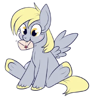 ✉️ emoji Derpy Princess by @mlpstickers Telegram sticker 22 of 75