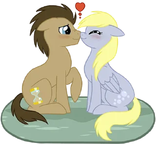 😙 emoji Derpy Princess by @mlpstickers Telegram sticker 19 of 75