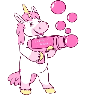 Sticker from Pink Unicorn @stickersb2b
