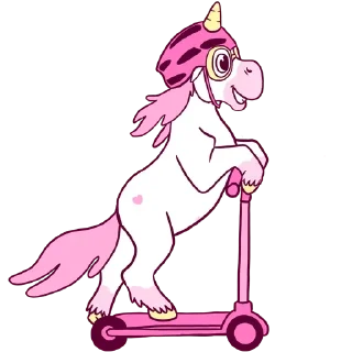 Sticker from Pink Unicorn @stickersb2b