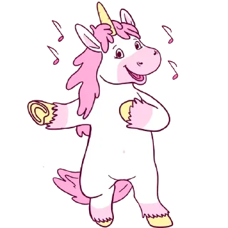 Sticker from Pink Unicorn @stickersb2b
