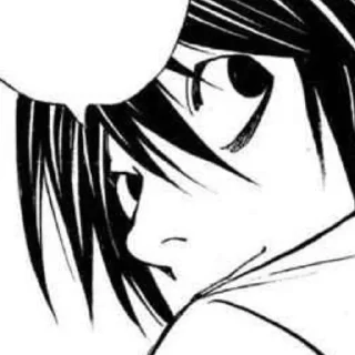 📓 emoji L Lawliet | Death Note Telegram sticker 22 of 70