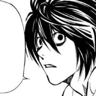 📓 emoji L Lawliet | Death Note Telegram sticker 7 of 70