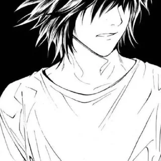 📓 emoji L Lawliet | Death Note Telegram sticker 23 of 70