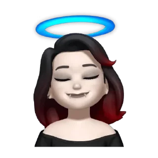😇 emoji Memoje @mertvayakykolkaorig Telegram sticker 9 of 54