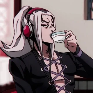 🎧 emoji 𝙻𝙴𝙾𝙽𝙴 𝙰𝙱𝙱𝙰𝙲𝙲𝙷𝙸𝙾 Telegram sticker 17 of 82