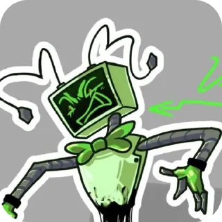 🖼 emoji Vee - dandy's world - @fStikBot Telegram sticker 4 of 10