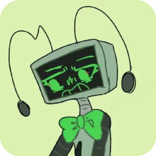 📖 emoji Vee - dandy's world - @fStikBot Telegram sticker 7 of 10