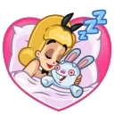 😴 emoji Bucky & Becky Telegram sticker 14 of 20