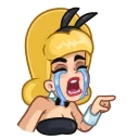 😭 emoji Bucky & Becky Telegram sticker 13 of 20