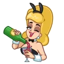 😉 emoji Bucky & Becky Telegram sticker 18 of 20