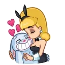 💏 emoji Bucky & Becky Telegram sticker 11 of 20