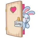 🤫 emoji Bucky & Becky Telegram sticker 17 of 20