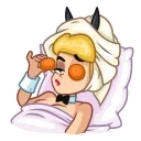 😑 emoji Bucky & Becky Telegram sticker 8 of 20