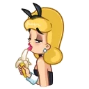 🍌 emoji Bucky & Becky Telegram sticker 6 of 20