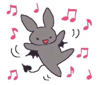 🎵 emoji кролики Telegram sticker 24 of 59