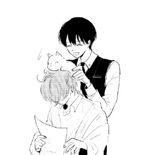 🤍 emoji yaoi by :; Telegram sticker 2 of 15