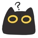 Sticker from Черный кот @TgEmodziBot