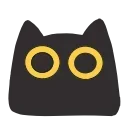 Sticker from Черный кот @TgEmodziBot