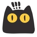 Sticker from Черный кот @TgEmodziBot