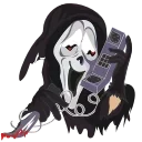 Sticker from Scare movie