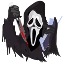 Sticker from Scare movie