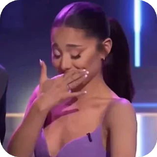 🫥 emoji ariana by @msqzx Telegram sticker 12 of 57