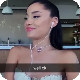 😌 emoji ariana by @msqzx Telegram sticker 13 of 57