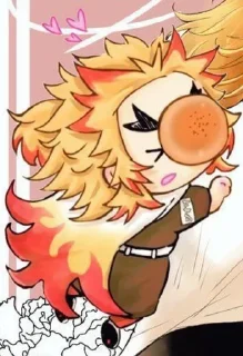 🔥 emoji Rengoku Kyojuro Telegram sticker 24 of 64