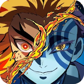 Sticker from Rengoku kyojuro