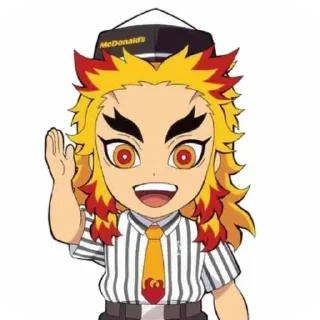 🔥 emoji Rengoku Kyojuro Telegram sticker 11 of 64