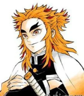 🔥 emoji Rengoku Kyojuro Telegram sticker 21 of 64