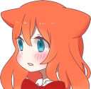 😍 emoji A Magic Cat Girl Telegram sticker 23 of 40