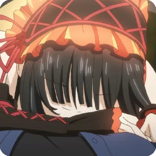 😀 emoji Kurumi Tokisaki🥰 Telegram sticker 10 of 10