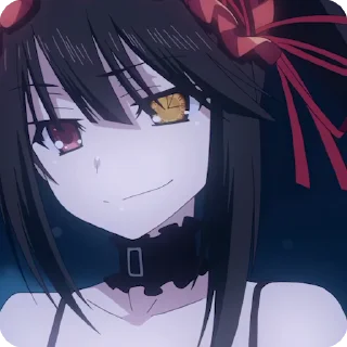 😏 emoji Kurumi Tokisaki🥰 Telegram sticker 7 of 10