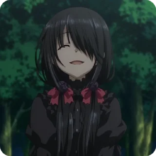☺️ emoji Kurumi Tokisaki🥰 Telegram sticker 8 of 10
