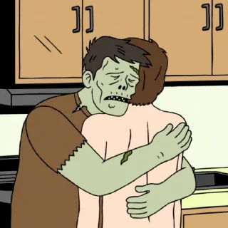 Sticker from Ugly Americans