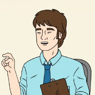 Sticker from Ugly Americans
