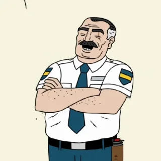 Sticker from Ugly Americans