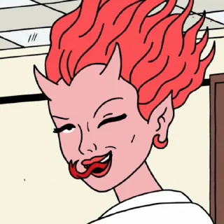 Sticker from Ugly Americans