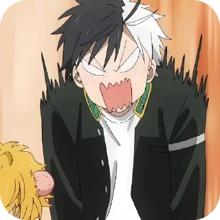 😡 emoji ➷ Wind Breaker ➹ Telegram sticker 10 of 105