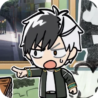 🫡 emoji ➷ Wind Breaker ➹ Telegram sticker 14 of 105