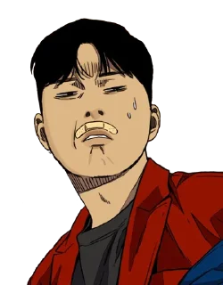 😠 emoji Wind Breaker Telegram sticker 6 of 28